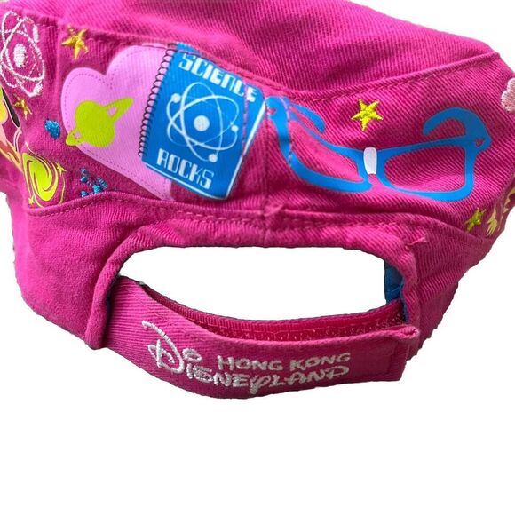 DISNEY PARKS Hat Cap Youth Adjustable Pink I Love Nerds Mickey & Friends Pink - Picture 3 of 10